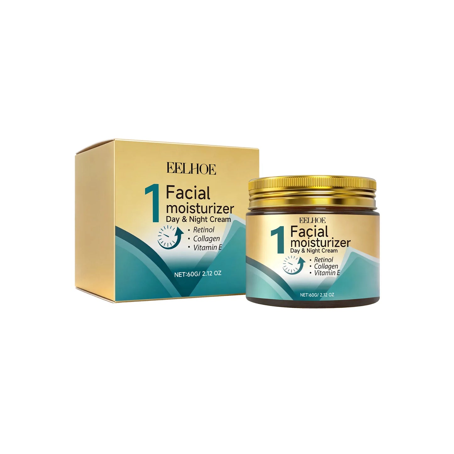 Retinol Skin Care Cream Improving Skin Elasticity Softening Brightening Skin Reducing Dullness Shrink Pores Firming Moisturizer Peaceful Pleasures Health and Wellness 60g Boxed