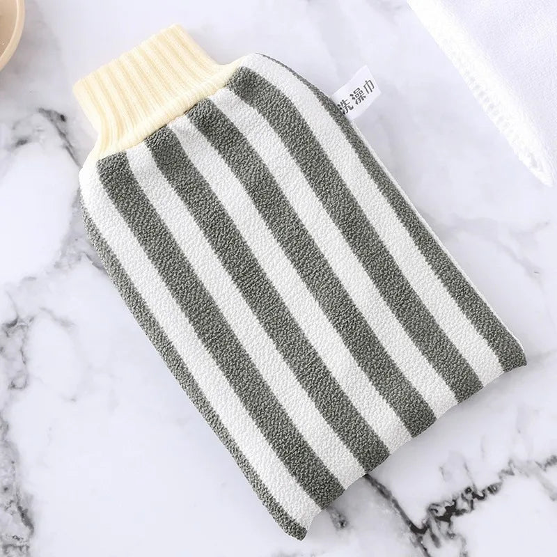 Exfoliating Bath Gloves – SPA Scrubber Mitt for Deep Cleaning