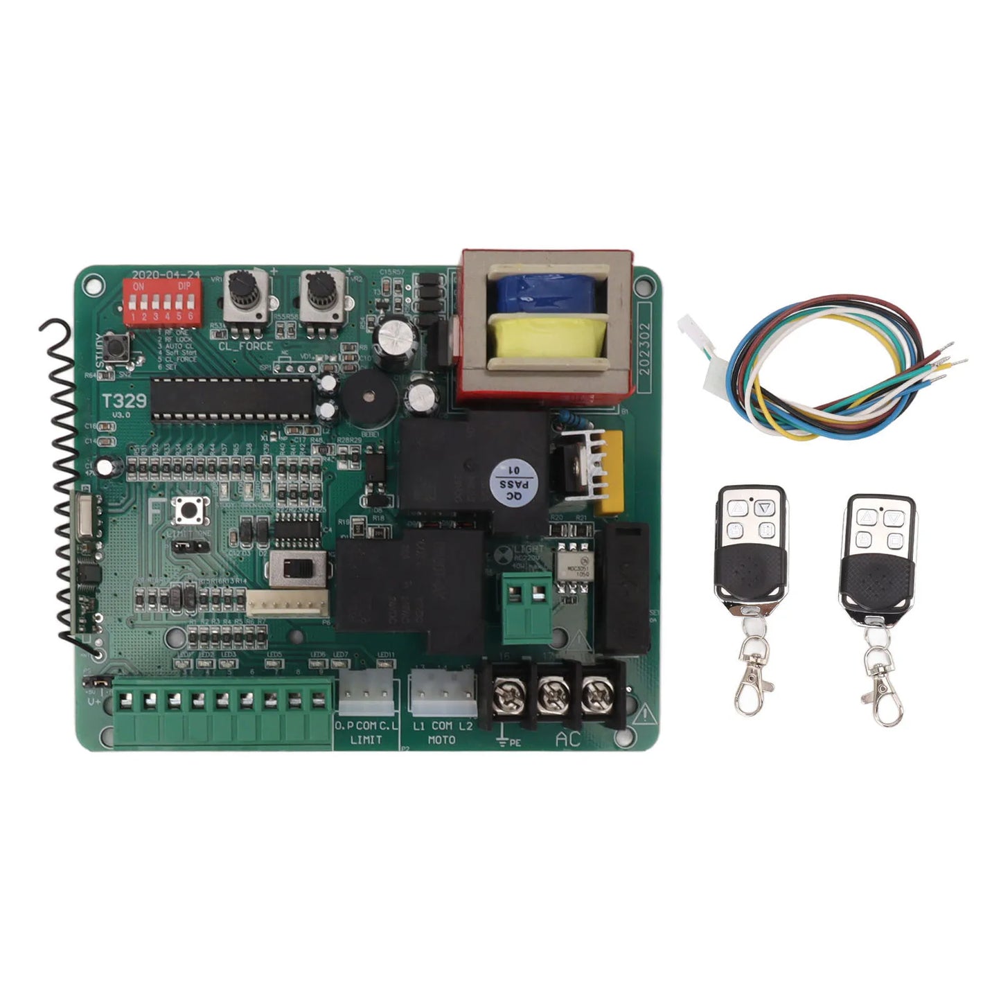 Door Motor Control Board LED Indication Long Remote Distance 220V Sliding Gate Motor Control Board Anti Interference for Car Peaceful Pleasures Health and Wellness 220V