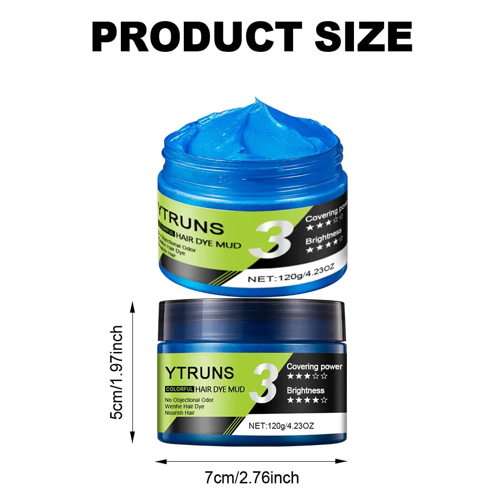 Y2K Temporary Hair Dye Wax – DIY Wash-Out Color Cream 120ml