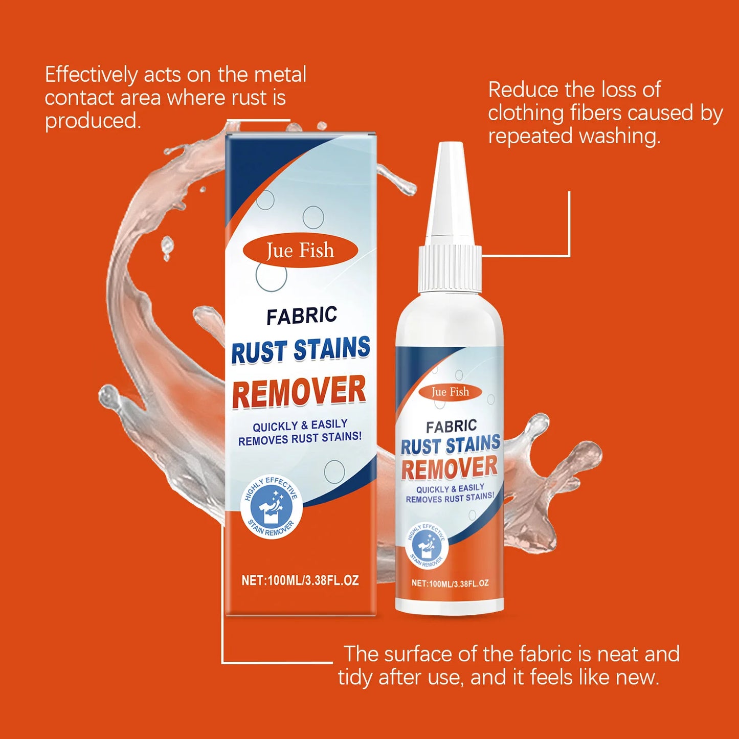 Fabric Rust Remover Spray – Gentle, Fast-Acting Stain Remover