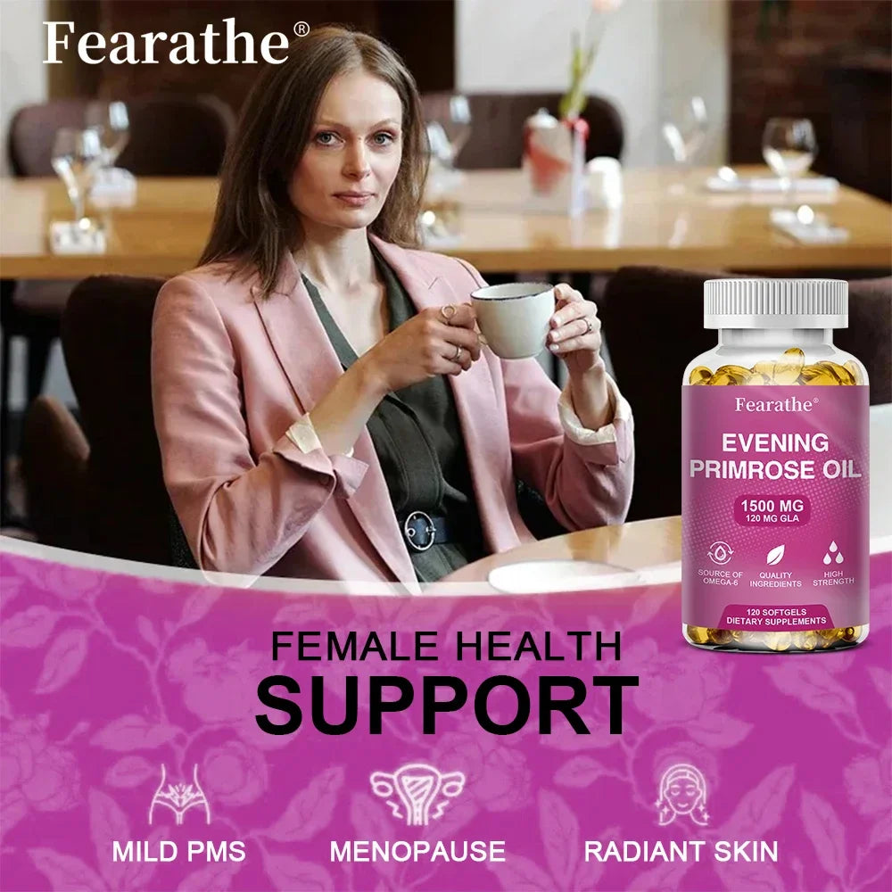 Evening Primrose Oil 1500mg 120 Capsules – Hormonal Balance