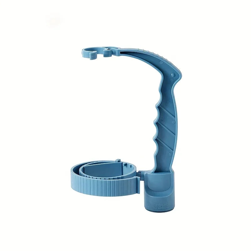 1/4pcs Beverage handle soda water beverage bottle plastic handle (with bottle opener function) Cola handheld pouring handle Peaceful Pleasures Health and Wellness blue