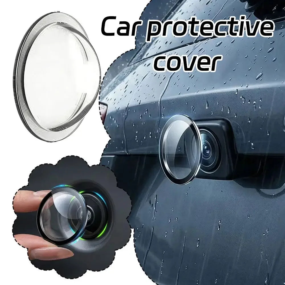 Car Rear Backup Camera Lens Guard 2PCS 360° Panoramic Camera Protective Cover Anti-Scratch Waterproof Dustproof Auto Accessory Peaceful Pleasures Health and Wellness