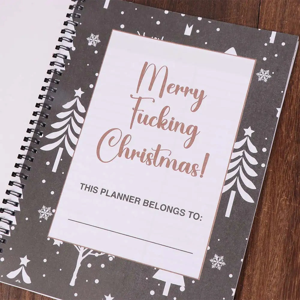 Planner Reminder Christmas Planner Notebook Efficiency Journal To Do List Notebook Time Organizer Habit Tracker Peaceful Pleasures Health and Wellness