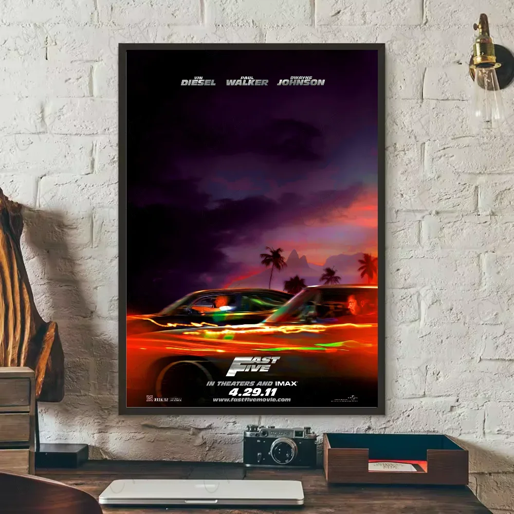 Poster classic movie F-Fast and Furious Poster HD art sticky wall waterproof home living room bedroom bar aesthetic decor Peaceful Pleasures Health and Wellness