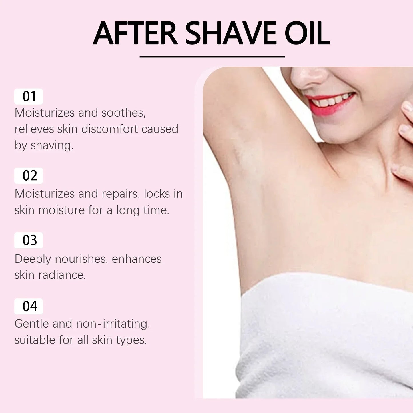 Strawberry Vanilla After Shave Oil 90ml – Smooth & Moisturize Peaceful Pleasures Health and Wellness