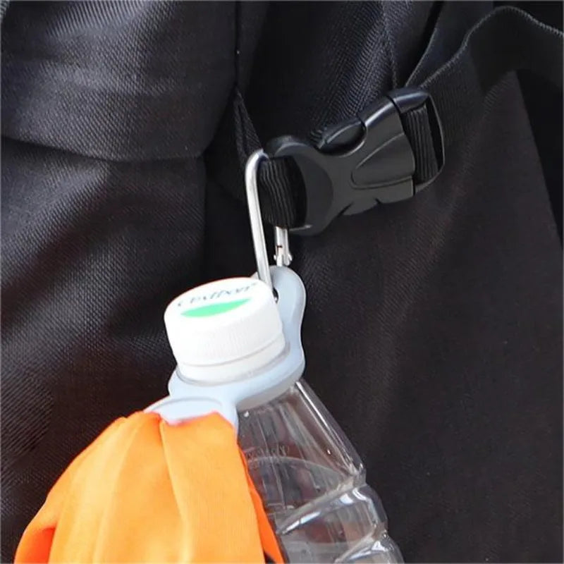 Silicone Water Bottle Holder Clip | Gourd Carabiner Buckle Bottle Holder Clip Peaceful Pleasures Health and Wellness