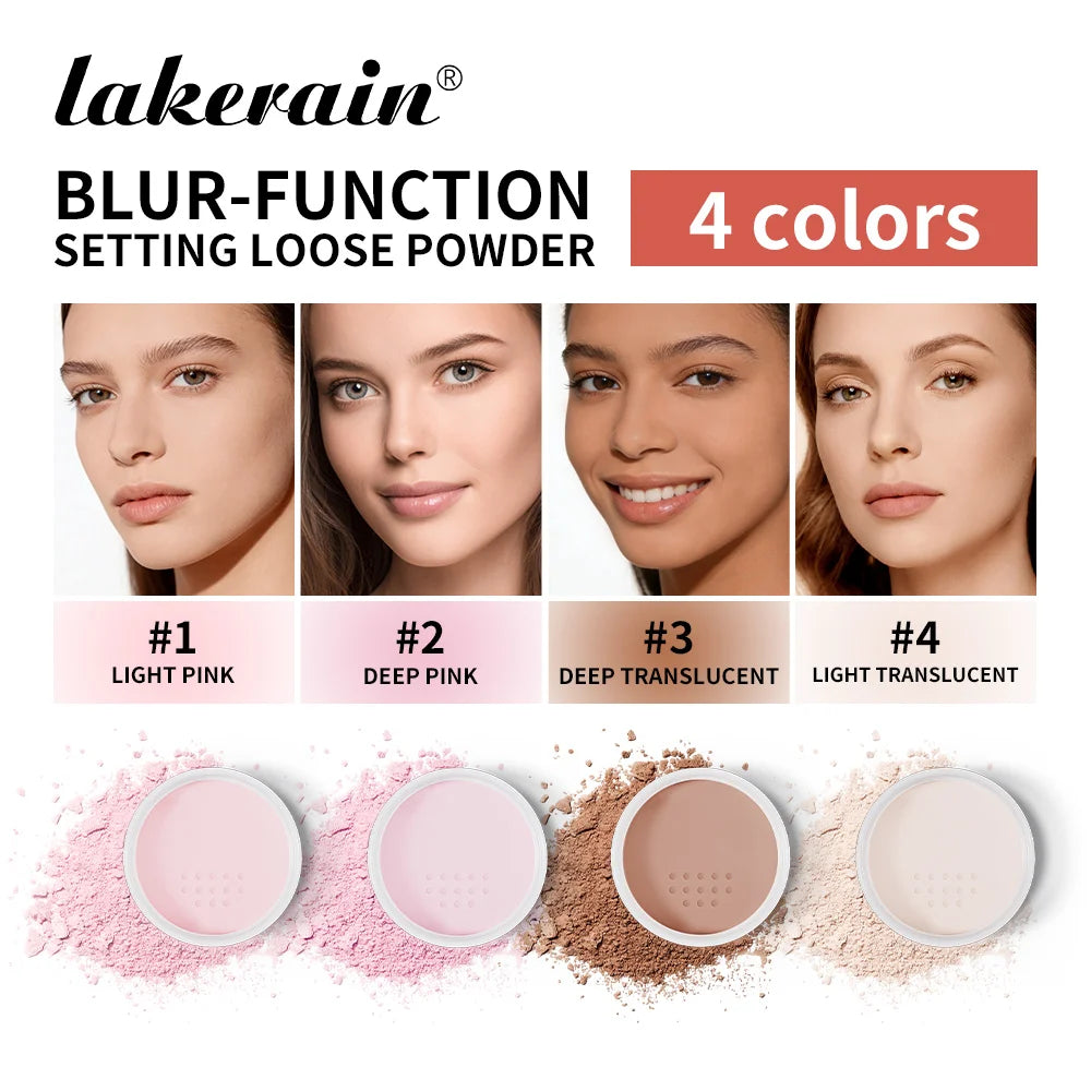Blur-Function Setting Powder Long-lasting Blurring Brightening Oil Control Soft Focus Matte Effect Even Skin Tone Setting Powder Peaceful Pleasures Health and Wellness