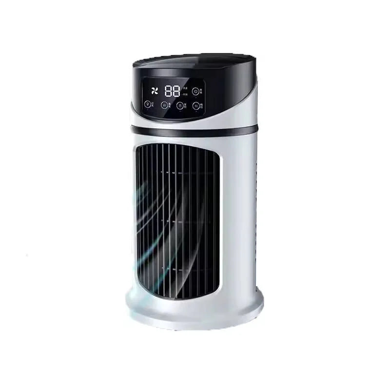 Portable USB charging mini desktop brushless motor small air conditioner household air cooling water-cooled fan with humidifier Peaceful Pleasures Health and Wellness