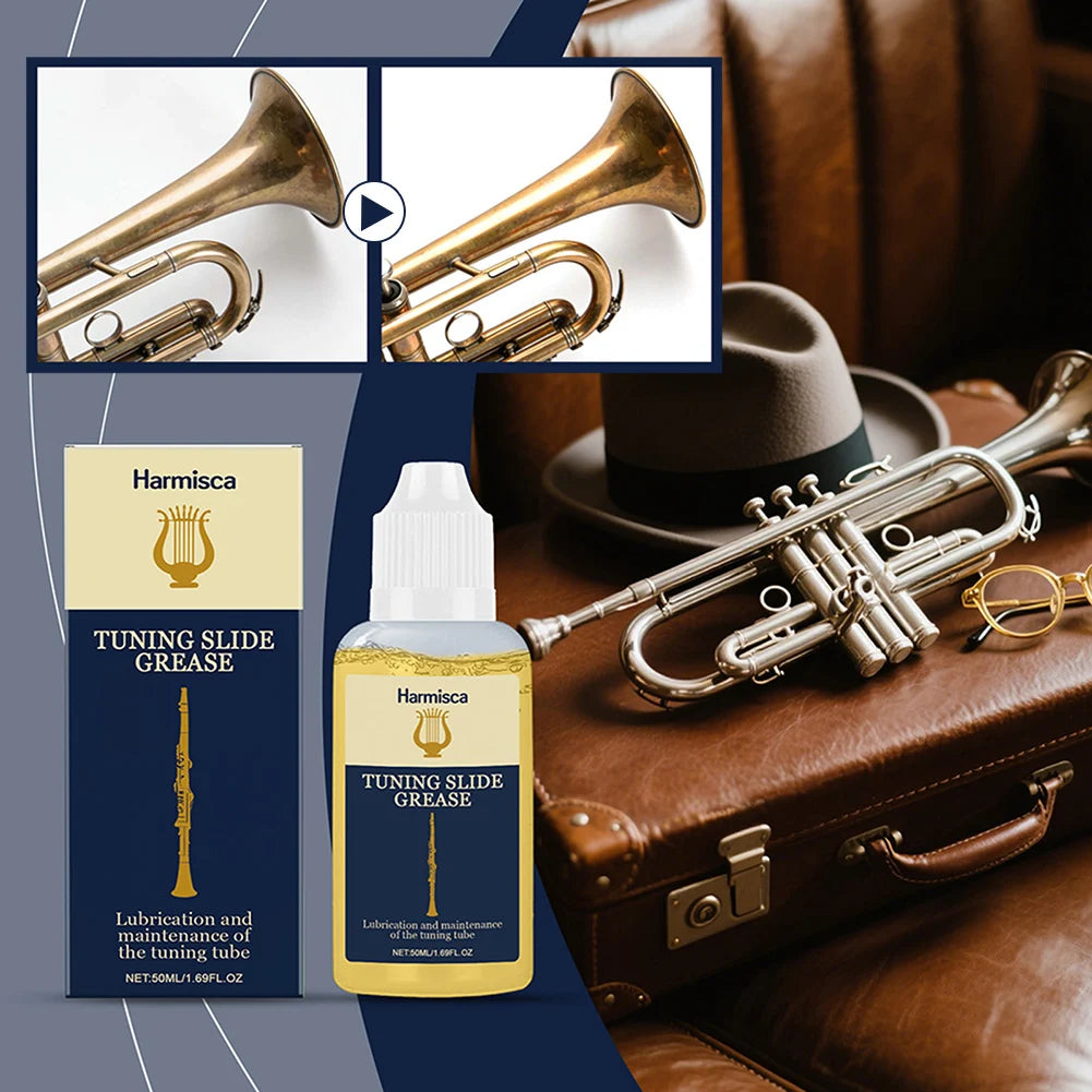 Lubricating Grease For Tuning Slide Tube,Brass Instrument Maintenance Care Grease,Prevents Corrosion And Metal Sticking Peaceful Pleasures Health and Wellness