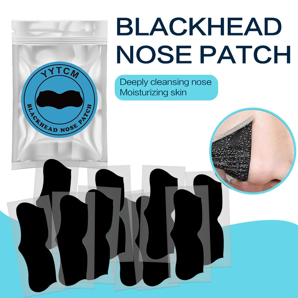 Large Size Black Nose Strips Bamboo Charcoal Blackhead Remover Deep Cleansing Pore Strips for Nose Care 5/10/15/20/30/50/100pcs Peaceful Pleasures Health and Wellness