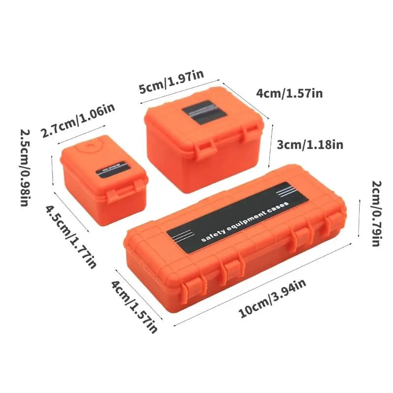 RC Simulated Toolbox & Luggage Case Set for Axial SCX10