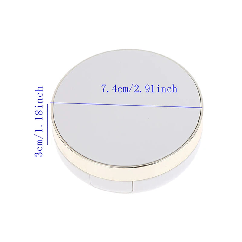 13g Empty Air Cushion Puff Box Portable Cosmetic Makeup Case Container For BB Cream Foundation Peaceful Pleasures Health and Wellness