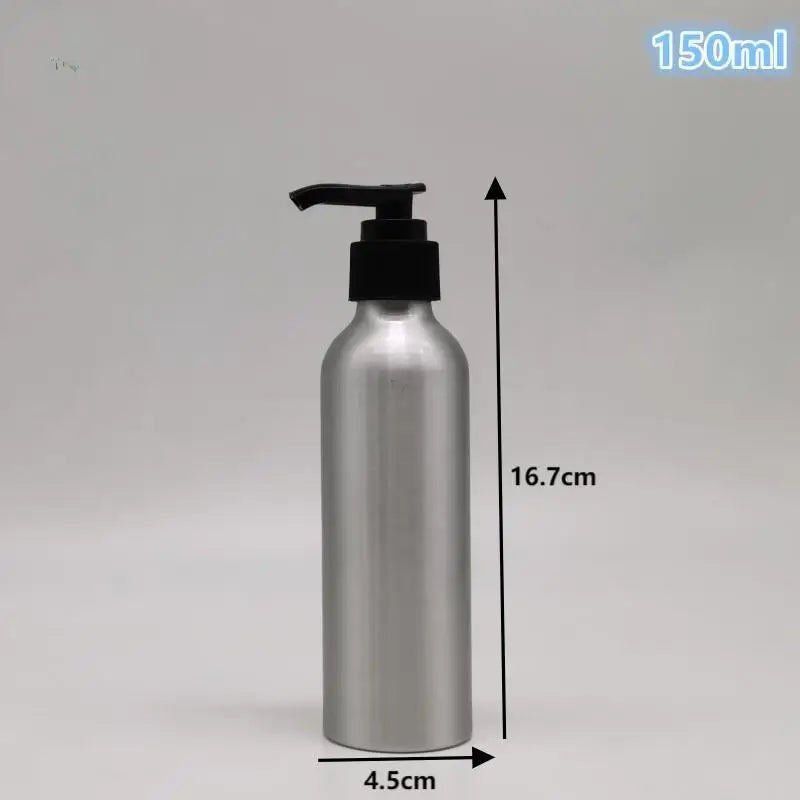 Refillable Foaming Soap Dispenser Portable Rustproof Aluminum Press Bottle Shampoo Shower Bottles Kitchen Bathroom Accessories Peaceful Pleasures Health and Wellness 150ml