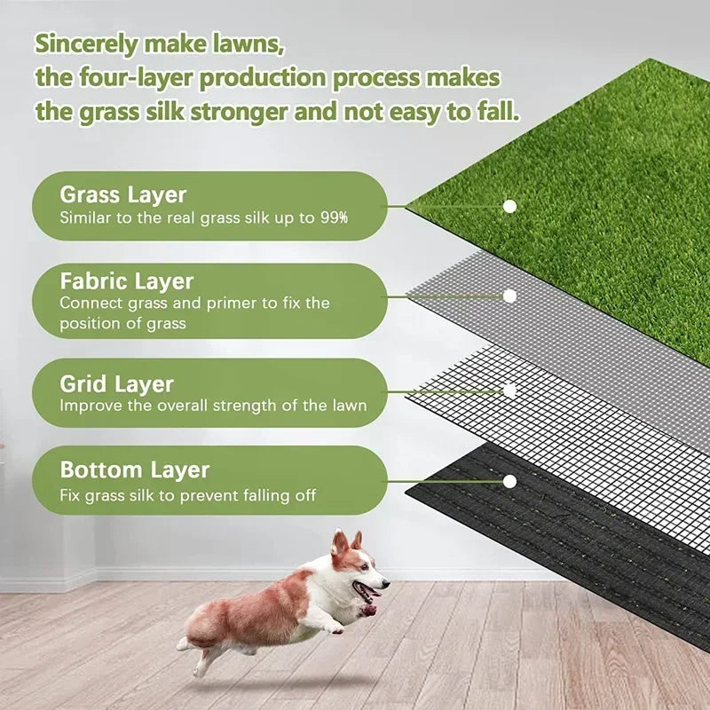 Artificial Grass Dog Potty Training Mat – Reusable Turf Pad