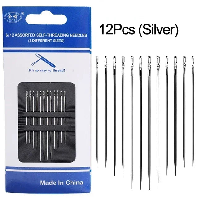 Magic Needle, Embroidery, Stainless Steel, Sewing Needle, Old Man, Crochet Needles, Diy, Household Use, Knit Set, Kit Peaceful Pleasures Health and Wellness Style b