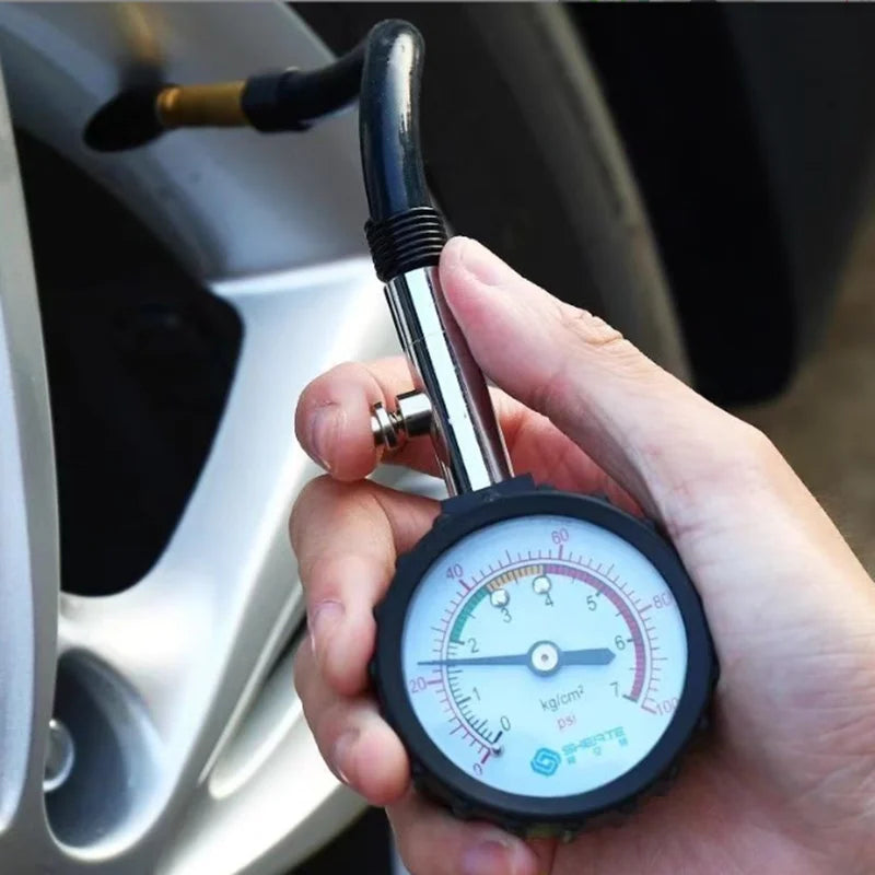 Tire Pressure Gauge Multi-functional Tire Pressure Gauge Mechanical High-precision Automotive Tire Pressure Gauge Box Peaceful Pleasures Health and Wellness