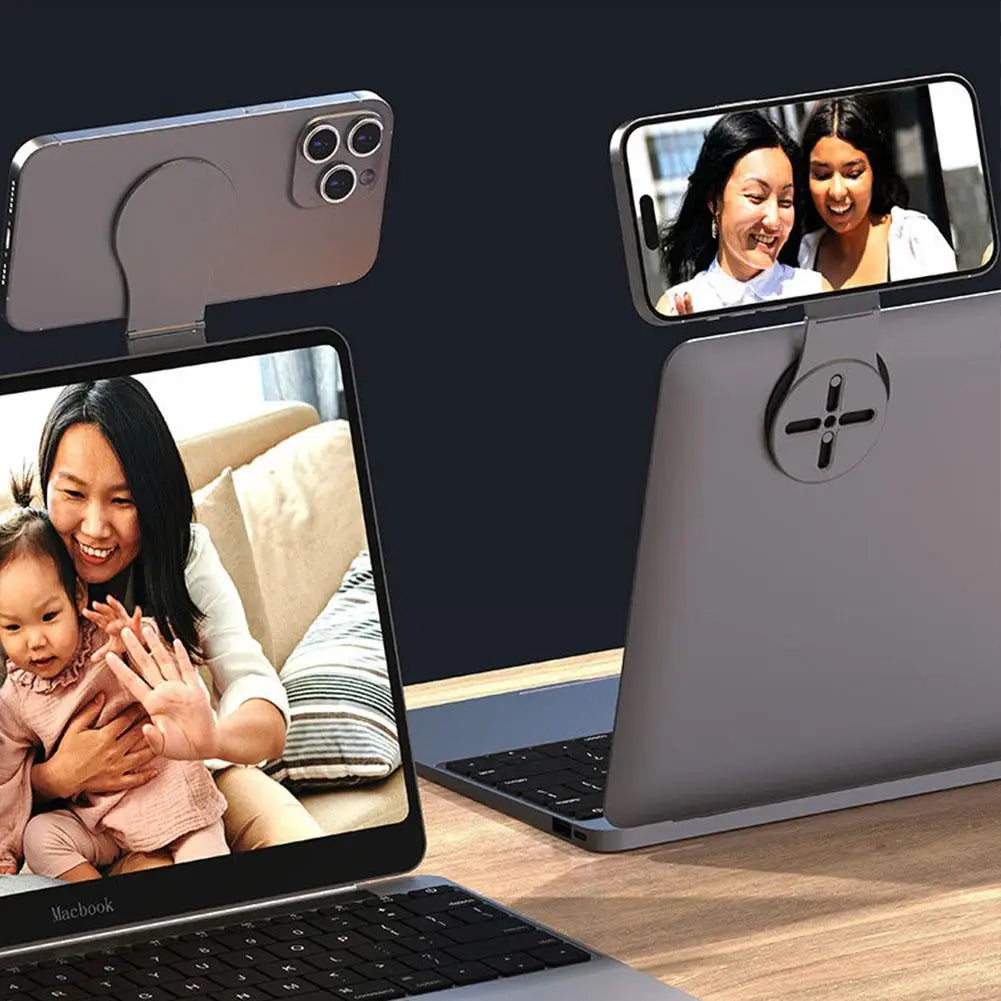 MagSafe Magnetic Folding Phone Holder – Car, Desk & Laptop