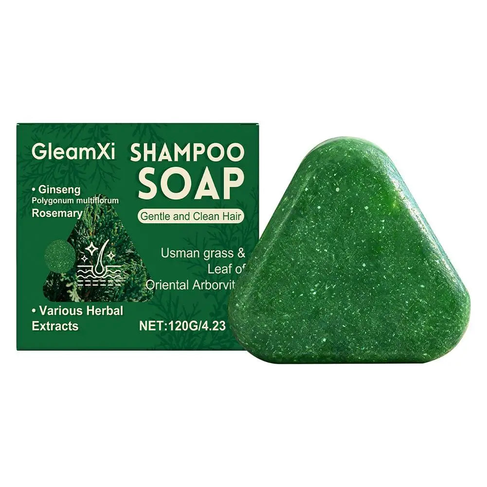 Usman Shampoo Bar, Hair Mask & Oil Set – Gray Hair Darkening