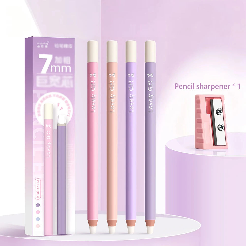 4 Wide Core Pencil Eraser Student Specific Art Detail Widened Strip