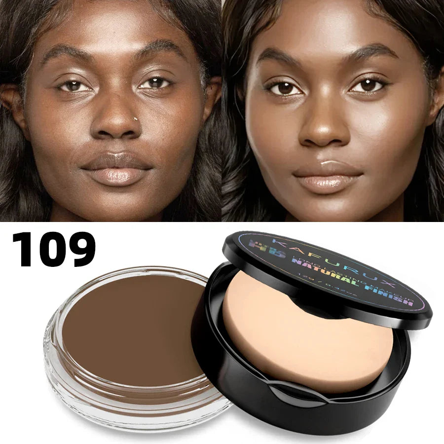 KAFURUX High Coverage Foundation Concealer Cream – 9 Shades