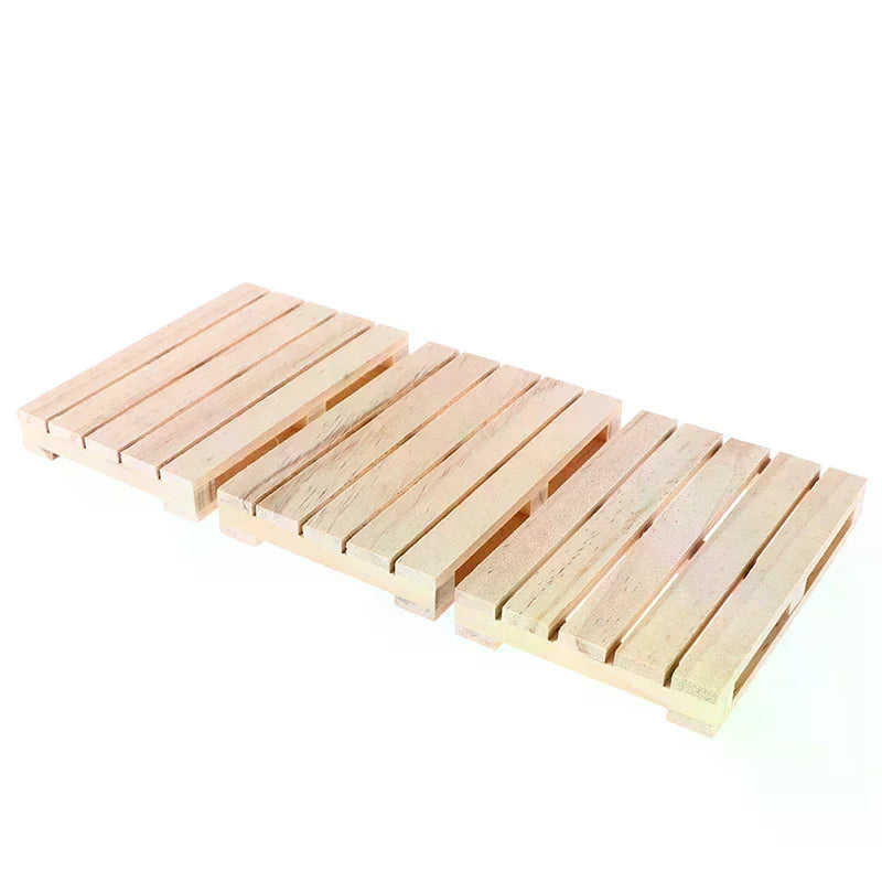Mini Wooden Pallet Coasters for Hot & Cold Drinks | Rustic
