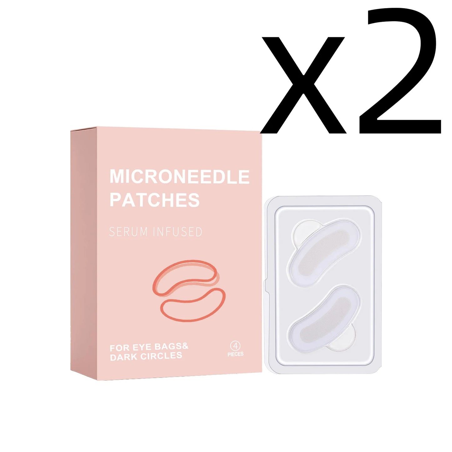 Retinol Eye Care Patches Firming Eye Bags Relief Puffiness Reduce Dark Circle Repair Skin Elasticity Portable Eye Soothe Sticker Peaceful Pleasures Health and Wellness 4pcs Boxed X 2PCS