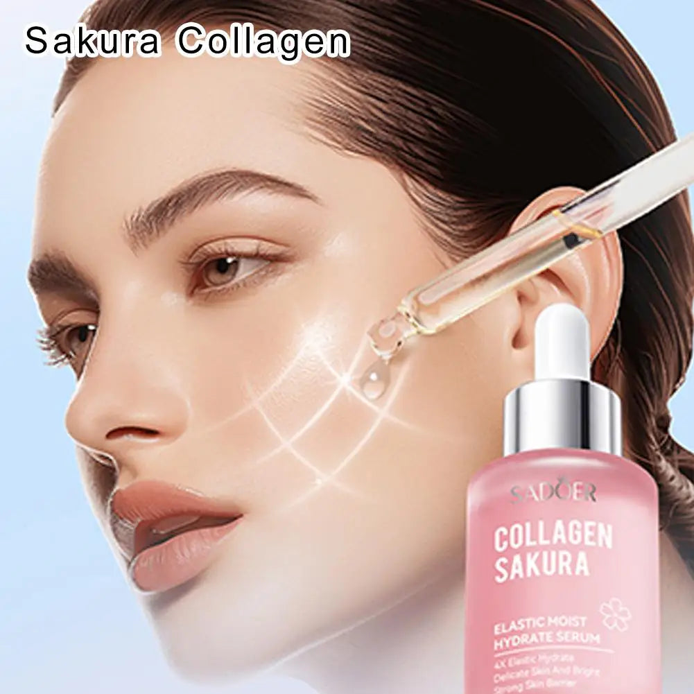 Collagen Face Serum Moisturizing Nourishsing Brighten White Lift Firming Smoothing Facial Beauty Skin Care Products 30ML Peaceful Pleasures Health and Wellness