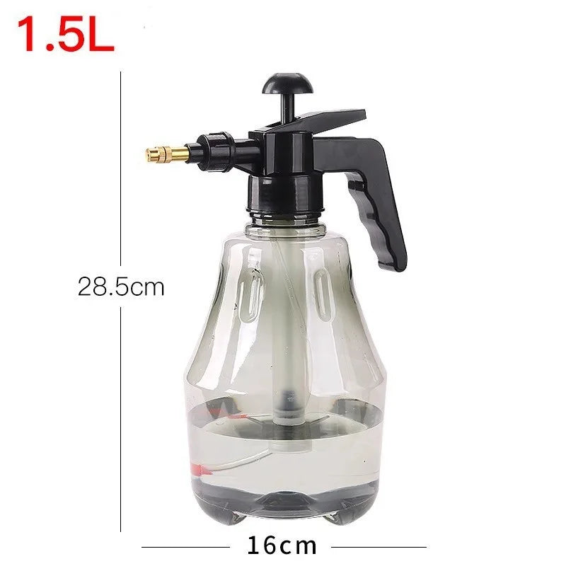 1.5L Pressure Pump Spray Bottle – Adjustable Mist & Jet Nozzle