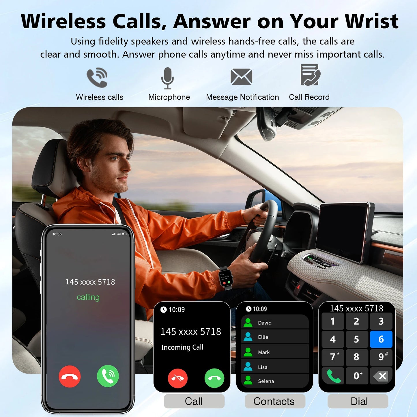 LOMAXFR Smart Watch 1.83" HD – Calling, Fitness & Music Control