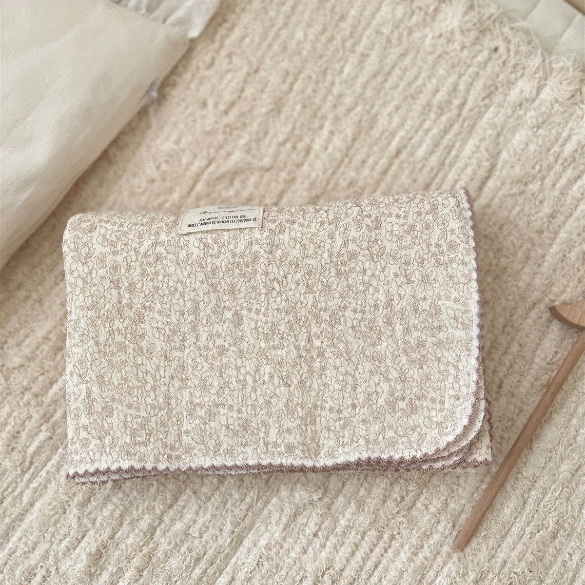 Baby Muslin Swaddle Blanket | 2-Layer Cotton & Bamboo Gauze
