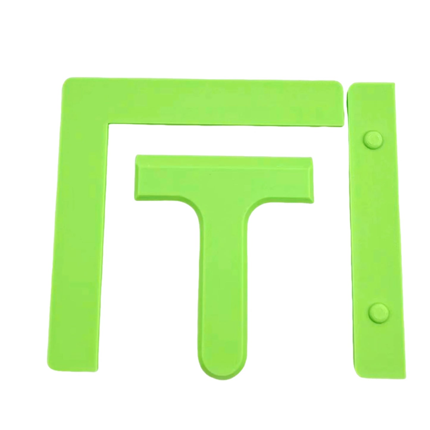 3-Piece Set Dot Drill Alignment Art Tool Diamond Art Straightening Tool Fits Square Kits for Adults Keeps Drills Aligned Peaceful Pleasures Health and Wellness Fluorescent Green
