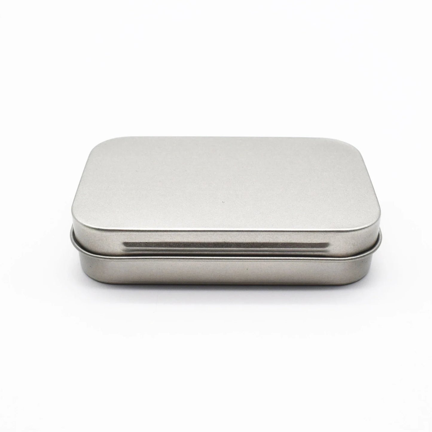Mini Hinged Tin Box – Small Rectangular Metal Storage Container