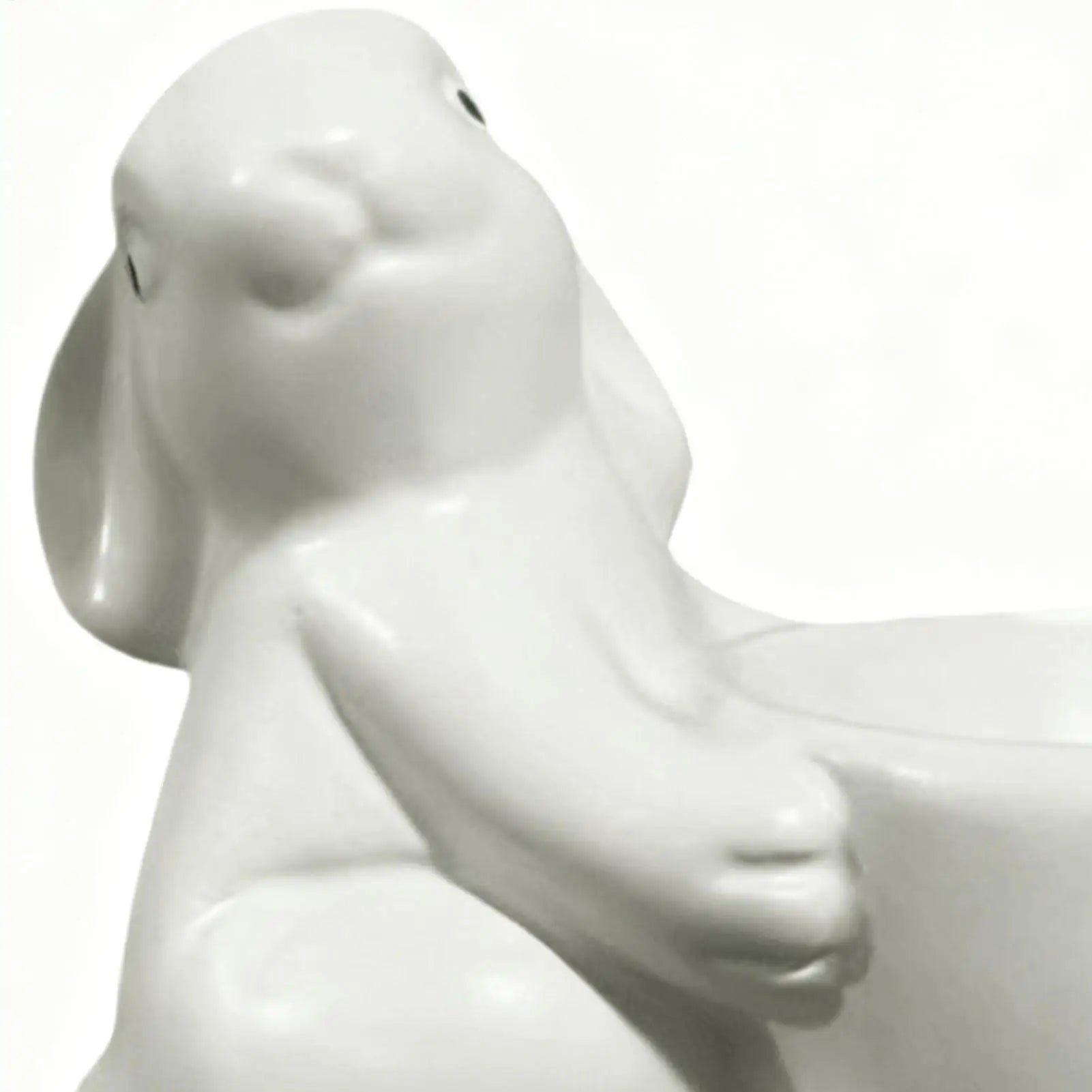 Resin Bunny Egg Cup Holder | Boiled Egg & Jewelry Stand Decorative Egg Cup Peaceful Pleasures Health and Wellness