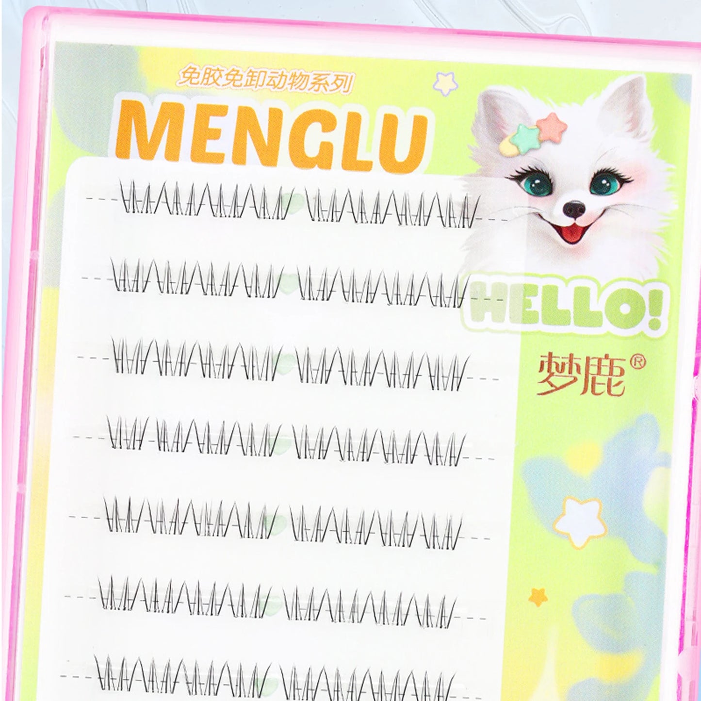 Self-Adhesive Cluster Lashes | No Glue Wispy Reusable Lashes