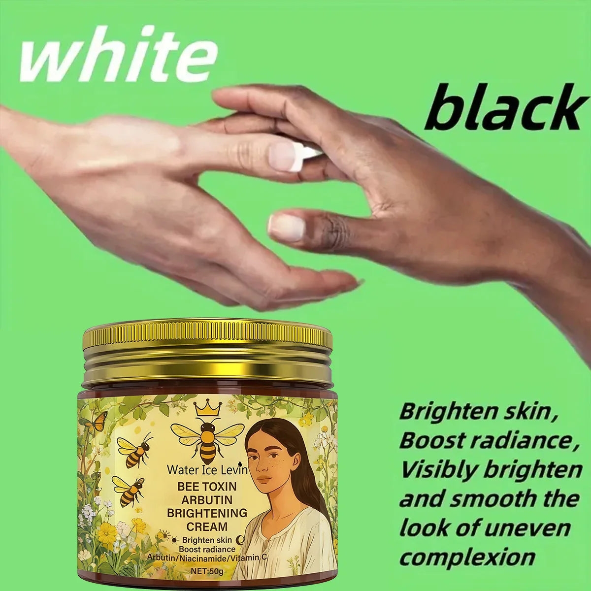 Bee Toxin & Arbutin Brightening Cream | Retinol Moisturizer