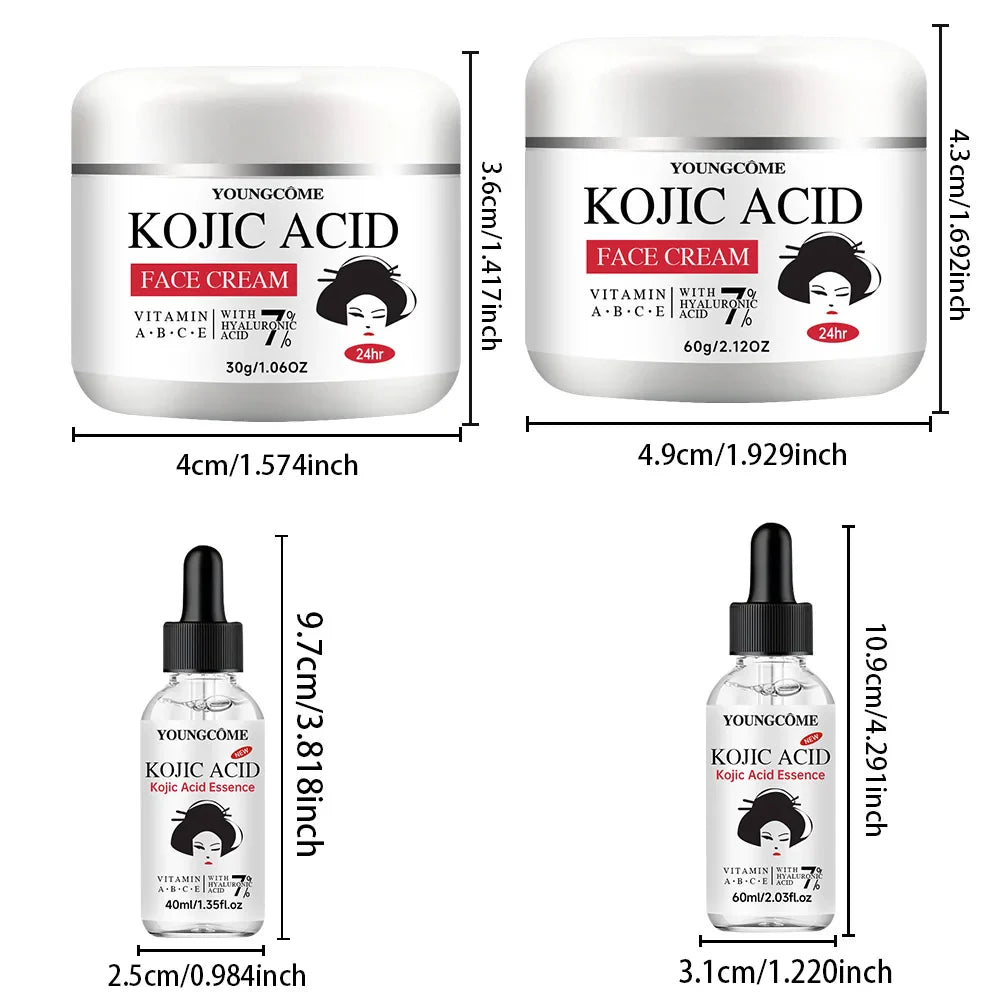 YOUNGCOME Kojic Acid Serum & Cream Bundle – Brightening Set
