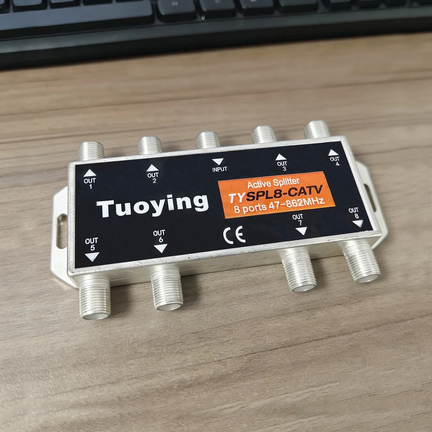 Tuoying 8-Way Satellite & Cable TV Signal Splitter – 8 Port SAT