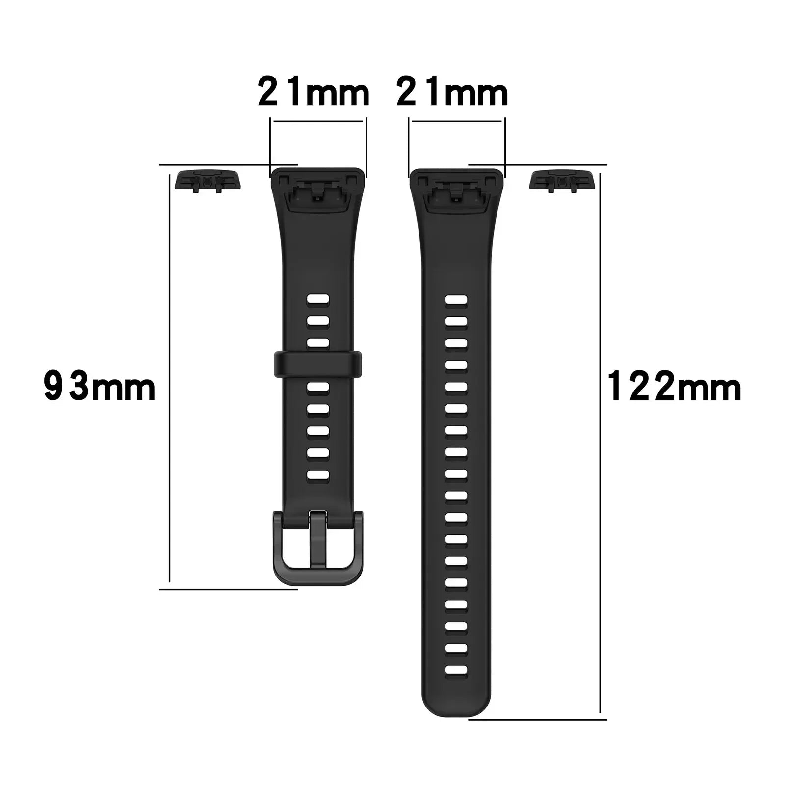 Silicone Sport Strap for Huawei Band 6 / 6 Pro & Honor Band 6 Peaceful Pleasures Health and Wellness