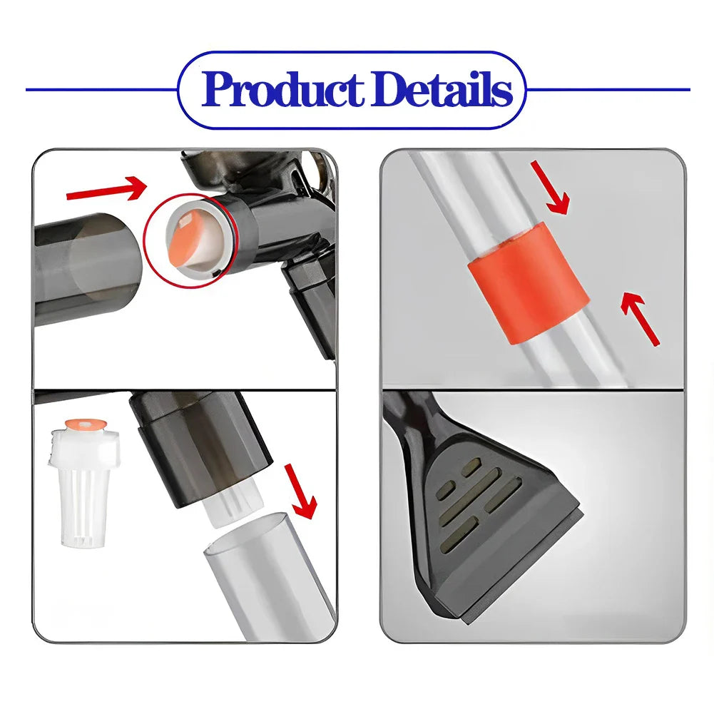 6-in-1 Aquarium Vacuum Cleaner, Water Changer & Algae Scraper