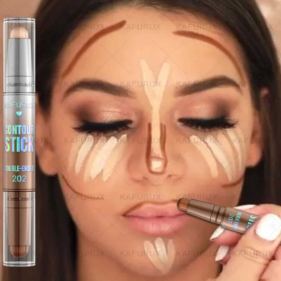 KAFURUX Dual-Ended Contour & Concealer Stick | Long-Lasting