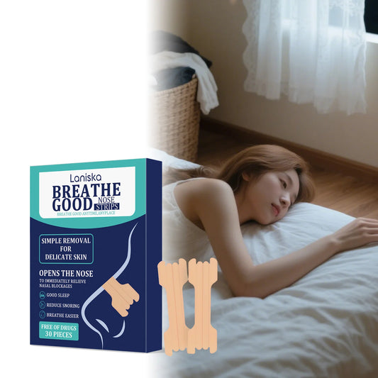 Gentle Nighttime Nasal Strips – Breathable, All Skin Types Nasal Strips Peaceful Pleasures Health and Wellness