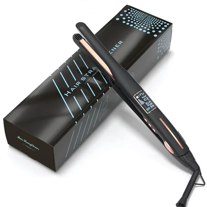 Mini Titanium Pencil Flat Iron for Short Hair & Beard Styling