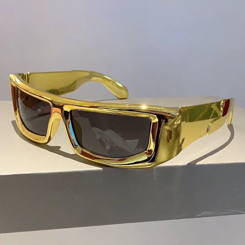 WINFUL Y2K Wrap Sunglasses UV400 | Men & Women Rectangle