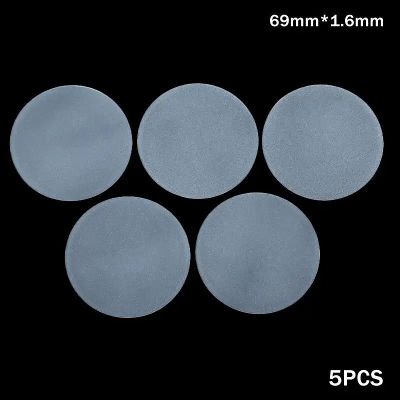 5PCS Matte Glass Round Flat Semitransparent Frosted Glass Lampshade For LED Lamp Down Light Flashlight Accessories Peaceful Pleasures Health and Wellness A8