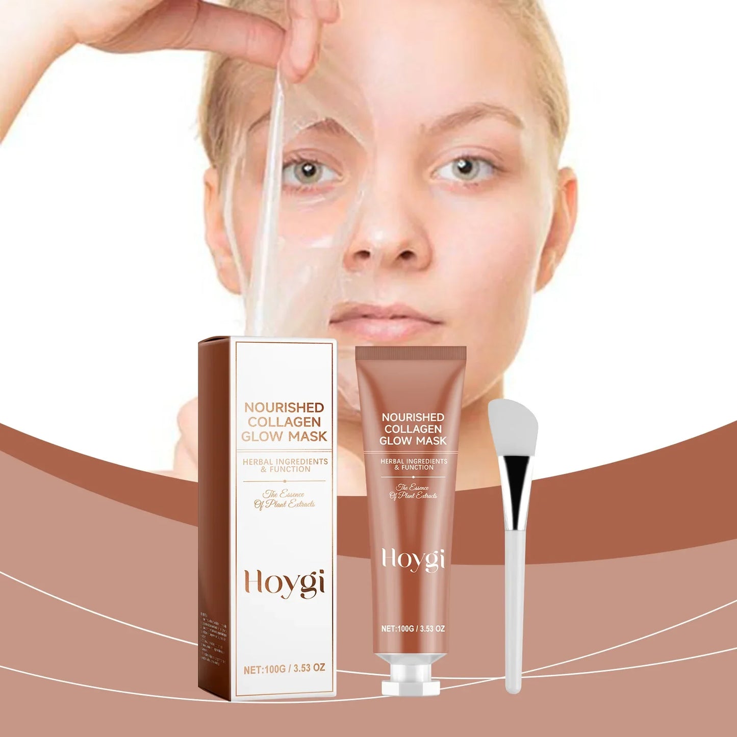 Hoygi Collagen Peel-Off Mask – Firming, Anti-Acne & Glow