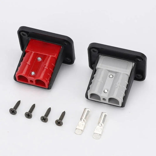 50A Battery Connector Plug Quick Connect Disconnect Power Harness Plug for RV Boat Truck Wiring Connectors Mount Panel Cover Peaceful Pleasures Health and Wellness