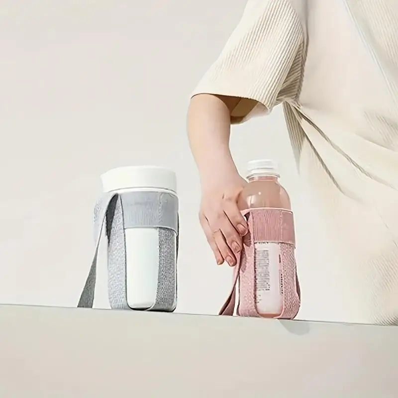 Portable Water Bottle Straps Bottle Carrier Bag Adjustable Shoulder Strap Insulated Tumbler Holder for Outdoor Travel Hiking Peaceful Pleasures Health and Wellness