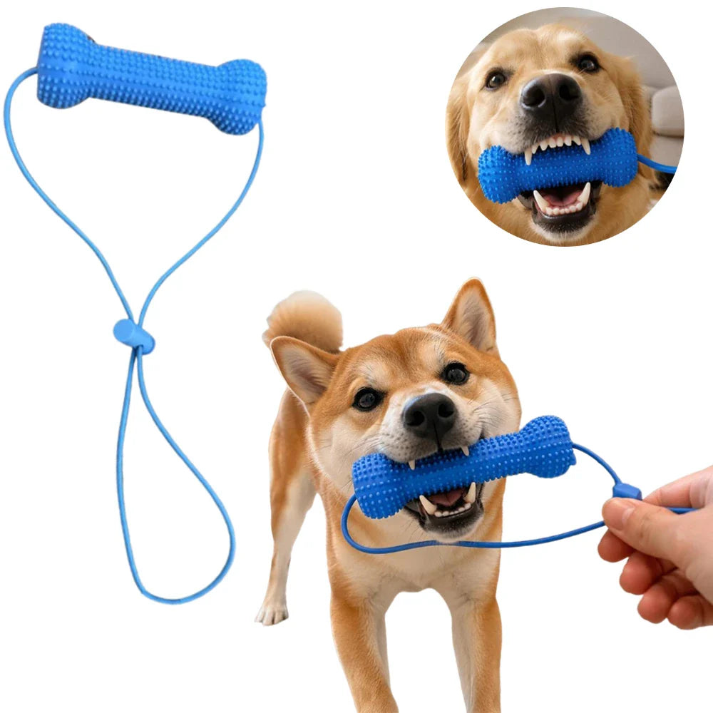 Dog Chew Stick Toy – TPR 360° Teeth Cleaning for All Dogs